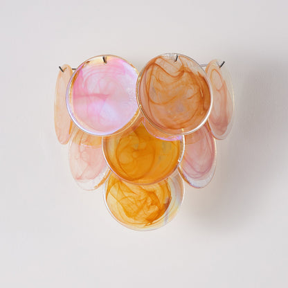 Vivelle Fluid Art Glass Wall Lamp