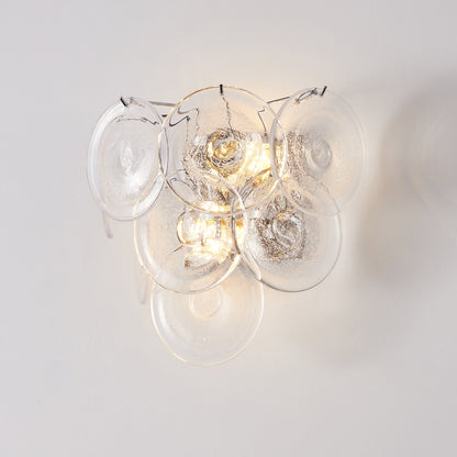 Vivelle Fluid Art Glass Wall Lamp