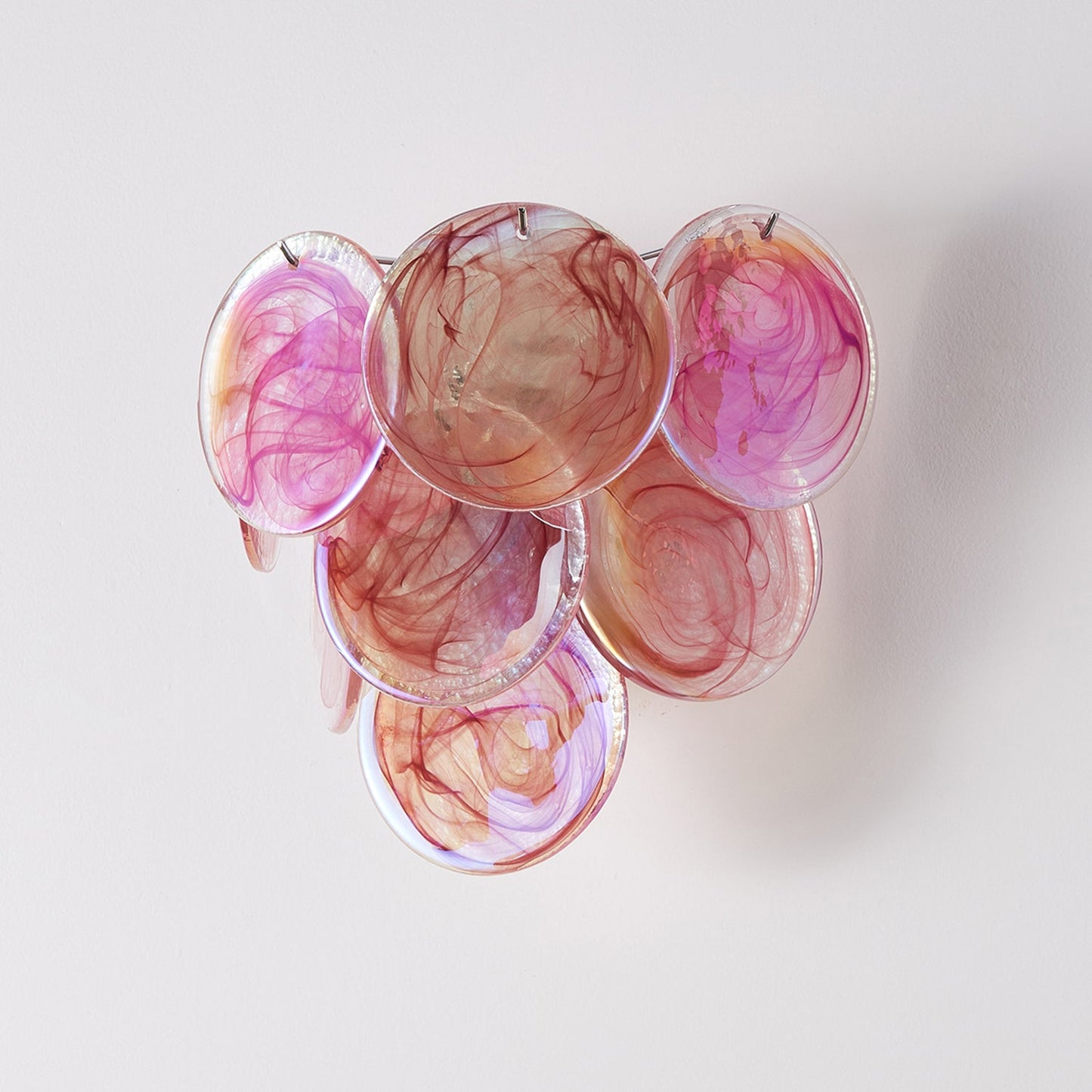 Vivelle Fluid Art Glass Wall Lamp