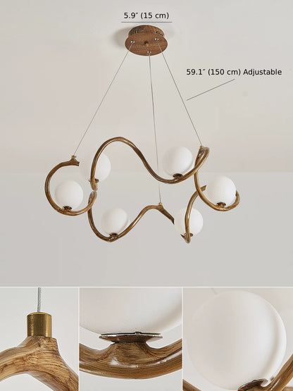Wabi-Sabi Vine Chandelier