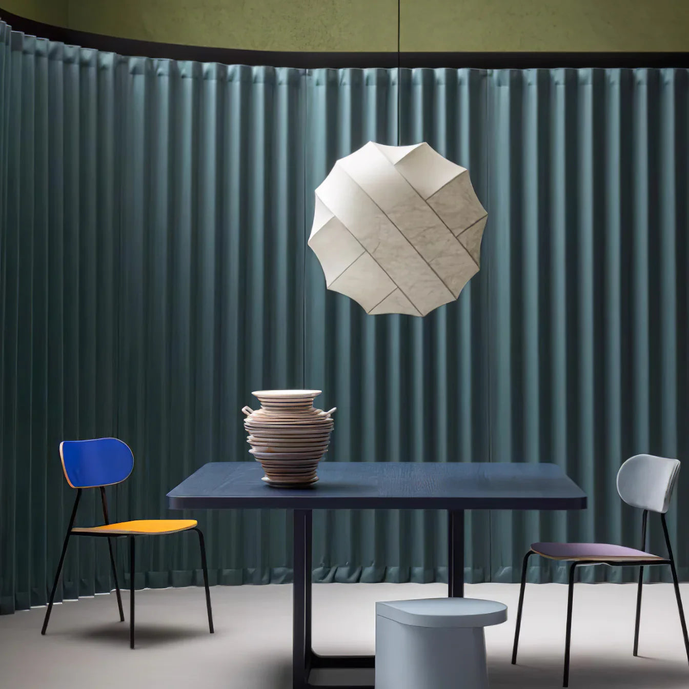 Wabi-sabi Silk Ball Pendant Light - Loonglight