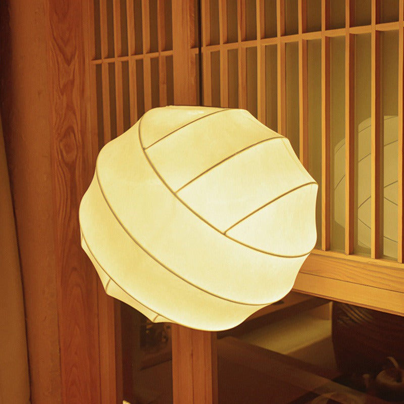 Wabi-sabi Silk Ball Pendant Light - Loonglight