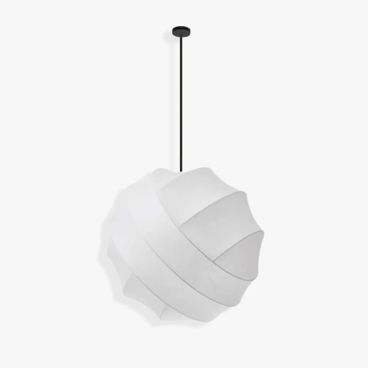 Wabi-sabi Silk Ball Pendant Light - Loonglight