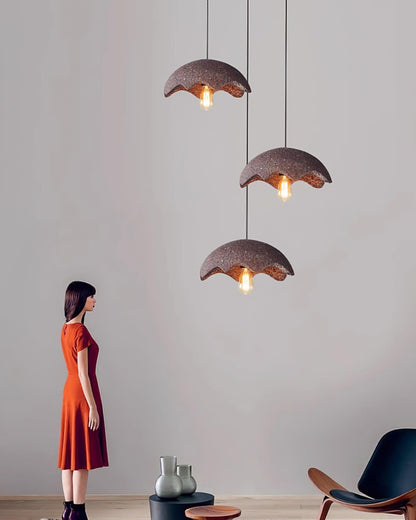 Wabi Sabi Eggshell Pendant Light - Loonglight