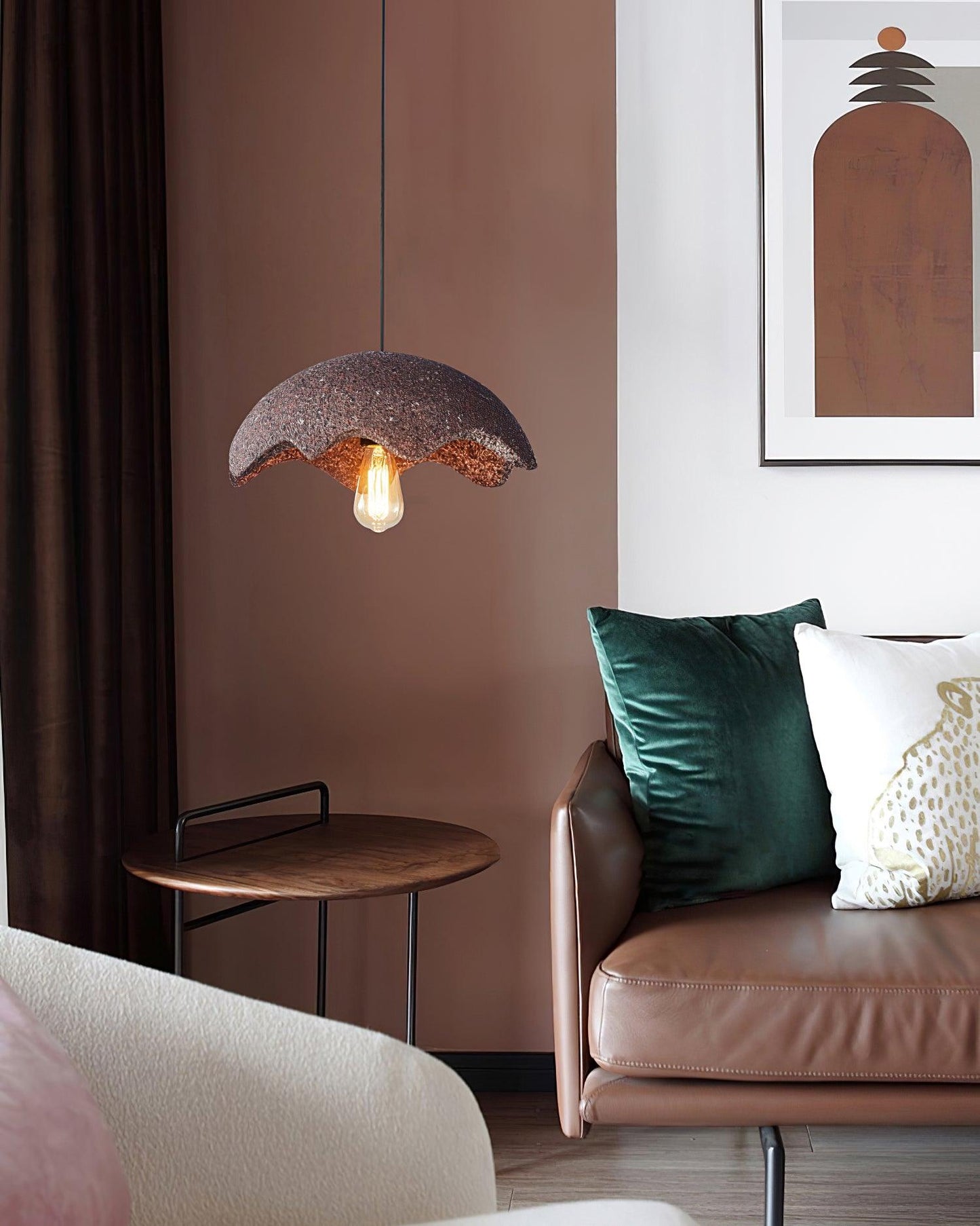 Wabi Sabi Eggshell Pendant Light - Loonglight