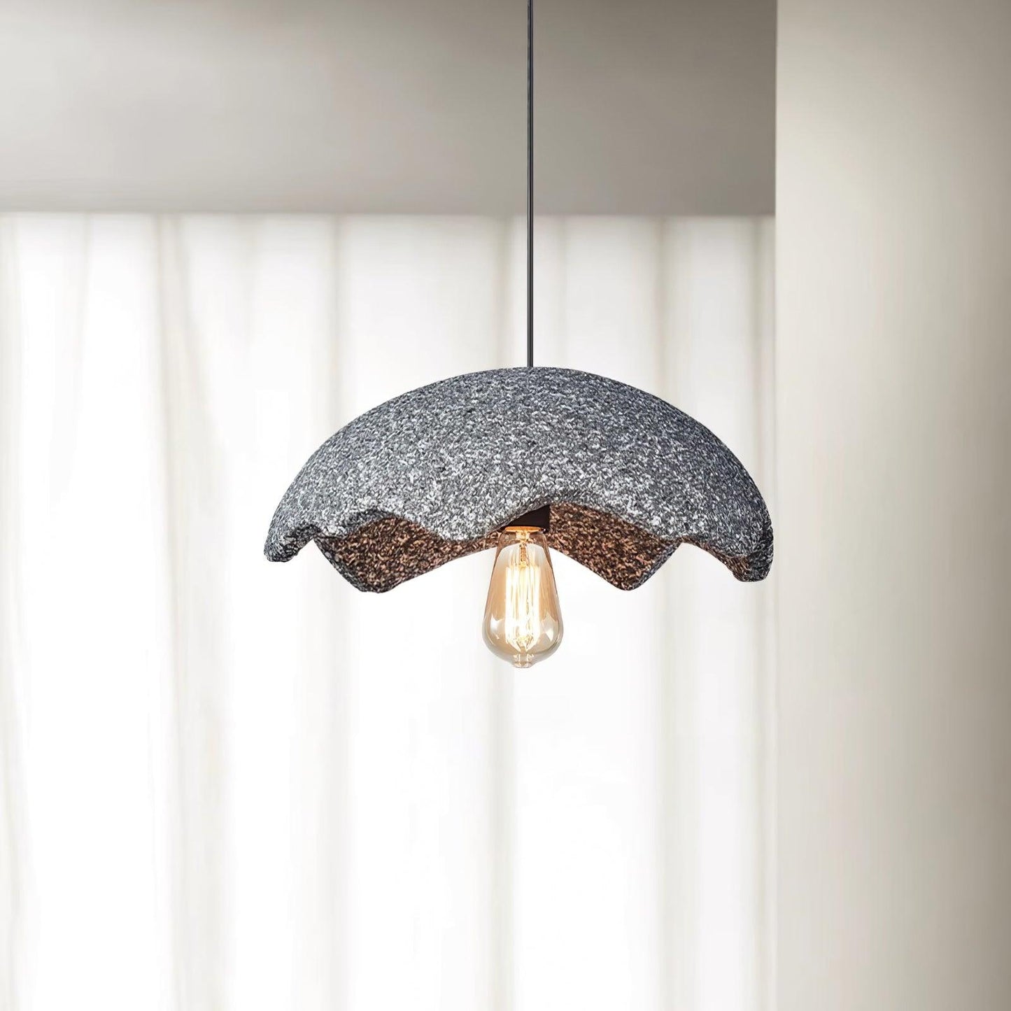 Wabi Sabi Eggshell Pendant Light - Loonglight