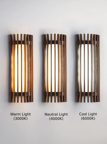 Walnut Wall Lamp