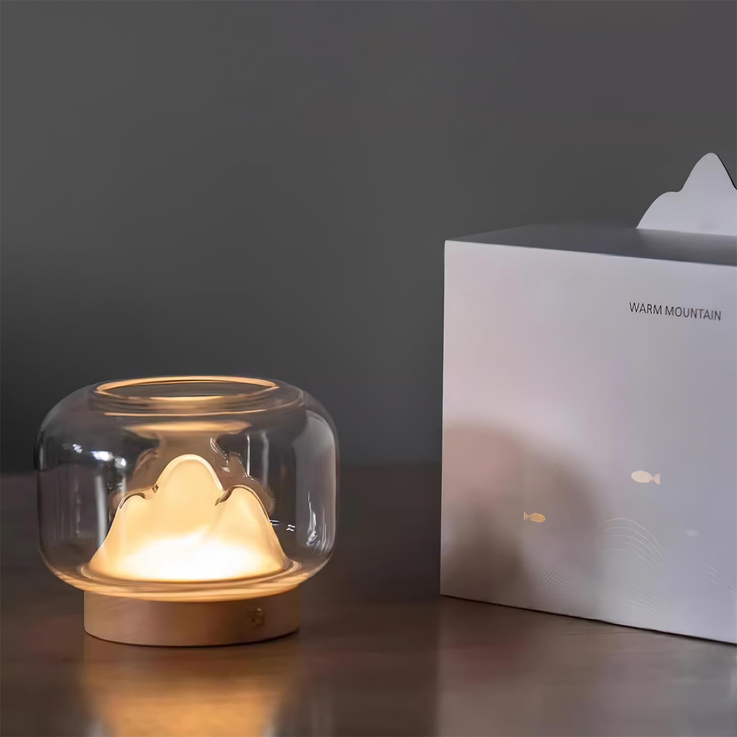 Warm Mountain Table Lamp - Loonglight