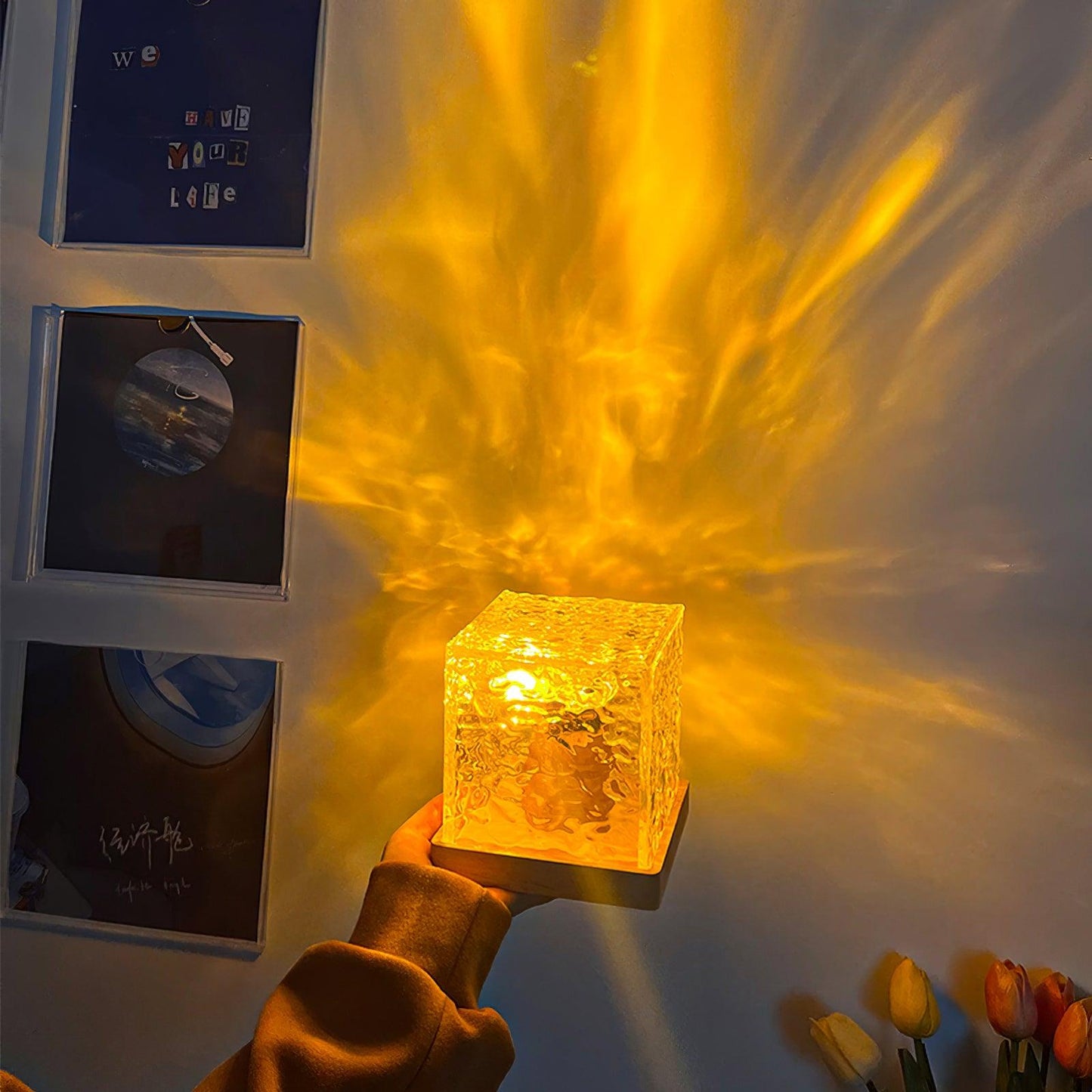 Water Ripple Crystal Table Lamp - Loonglight