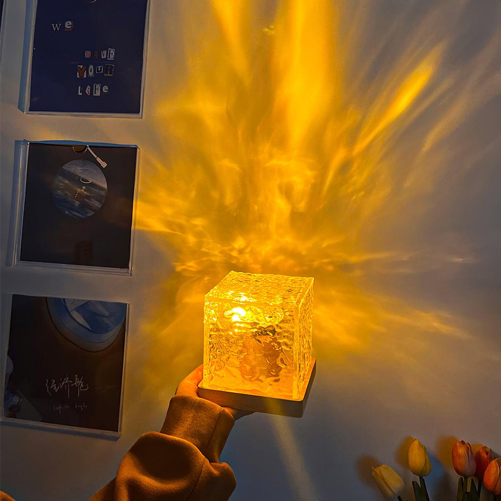 Water Ripple Crystal Table Lamp - Loonglight