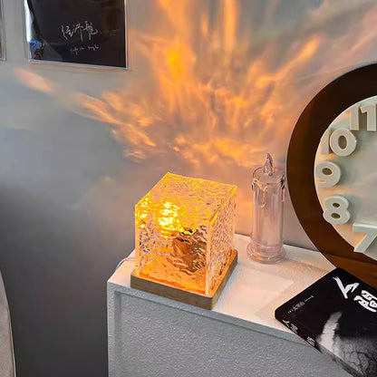 Water Ripple Crystal Table Lamp - Loonglight