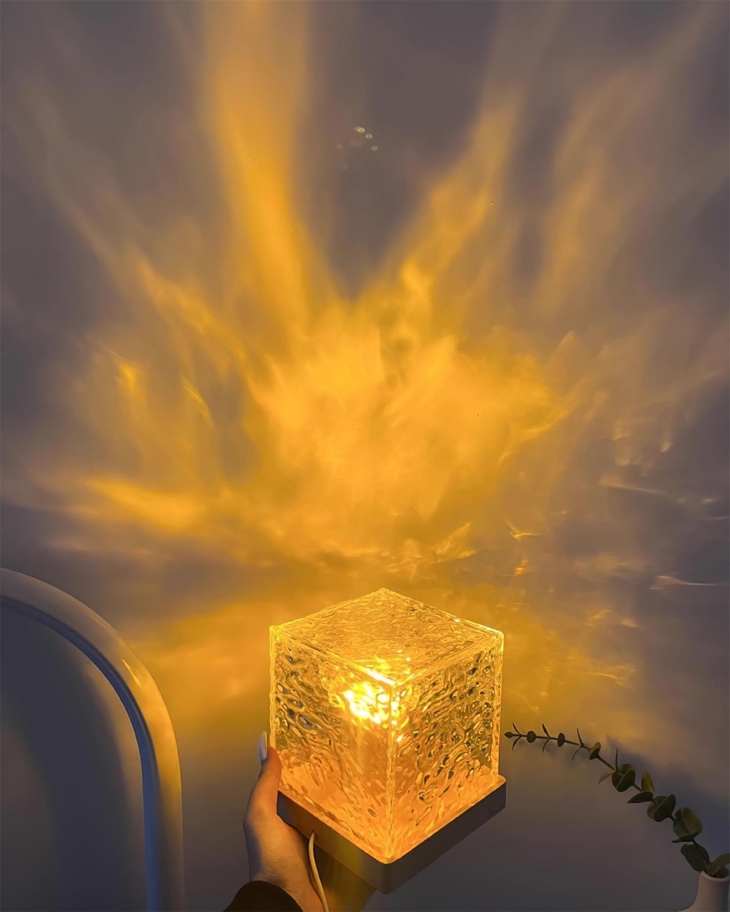 Water Ripple Crystal Table Lamp - Loonglight