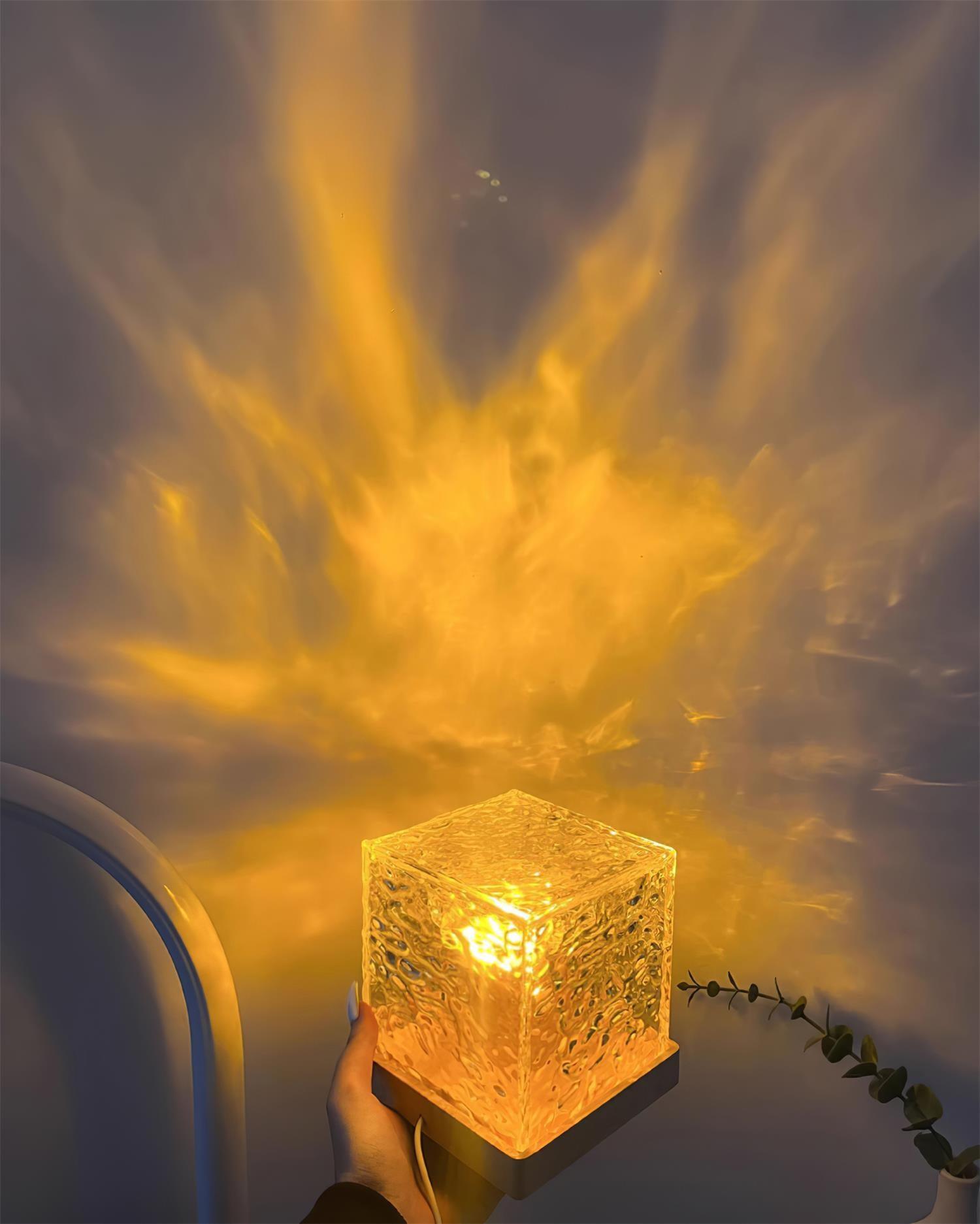 Water Ripple Crystal Table Lamp - Loonglight