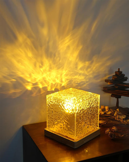 Water Ripple Crystal Table Lamp - Loonglight
