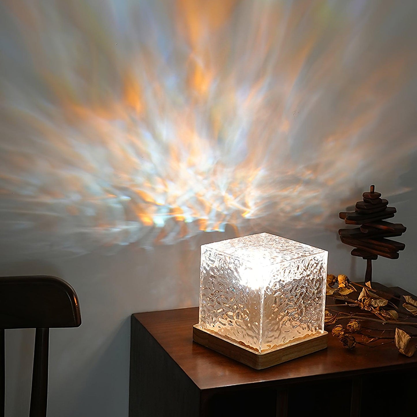 Water Ripple Crystal Table Lamp - Loonglight