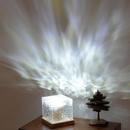 Water Ripple Crystal Table Lamp - Loonglight