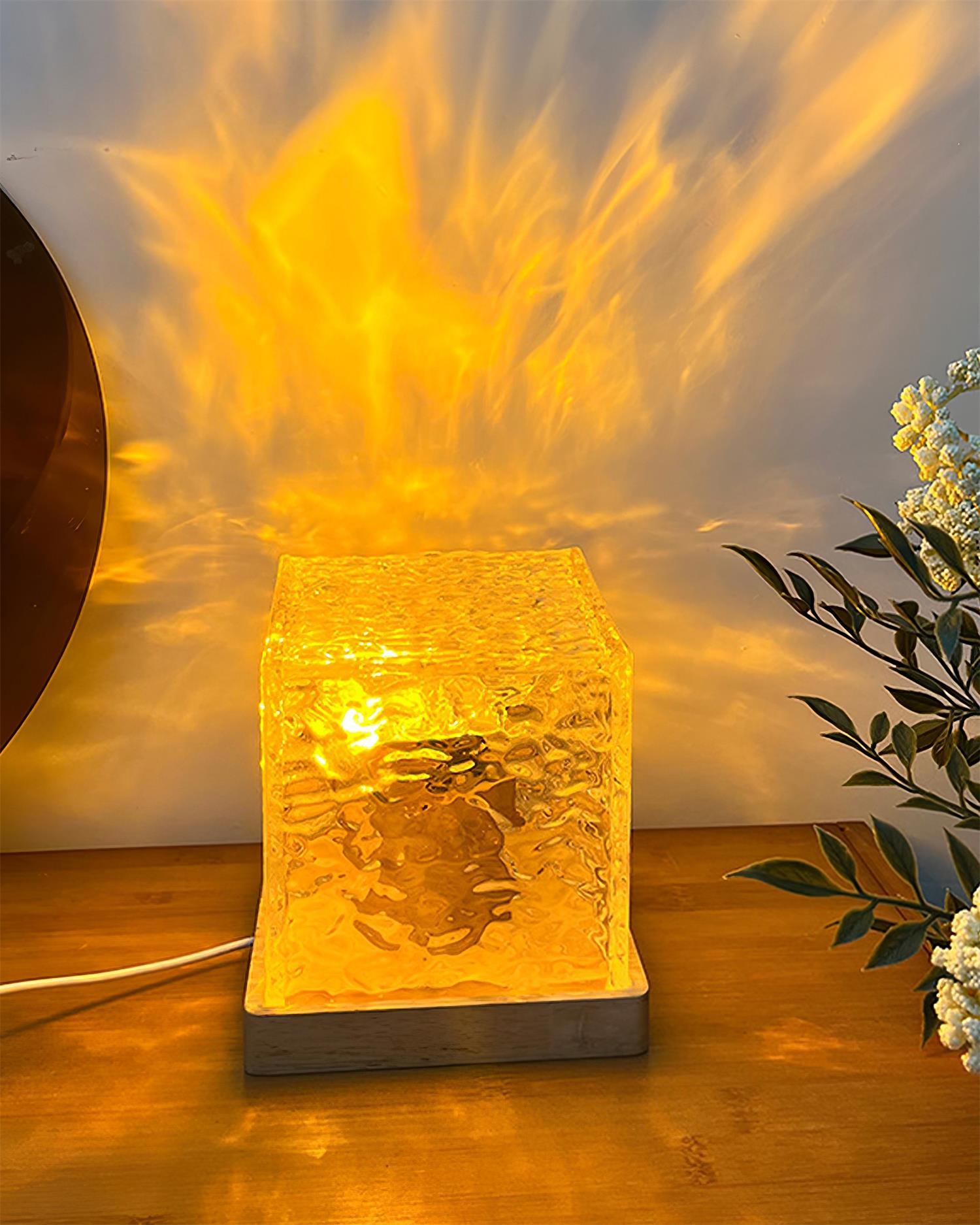 Water Ripple Crystal Table Lamp - Loonglight