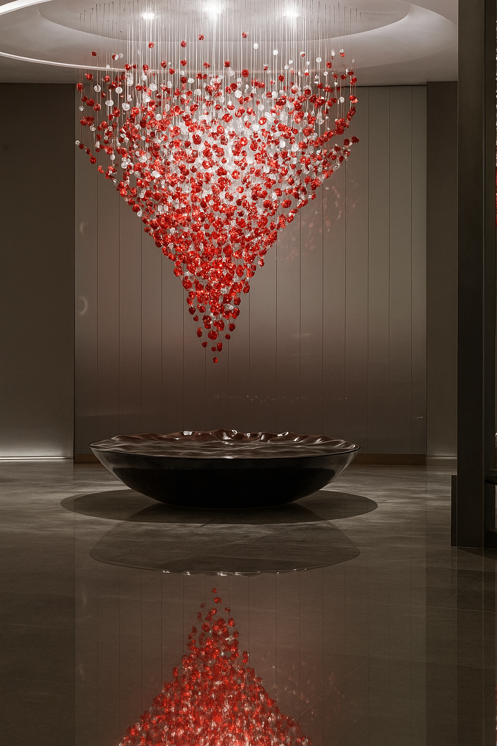 Waterfall Crystal Stone Chandelier - Loonglight