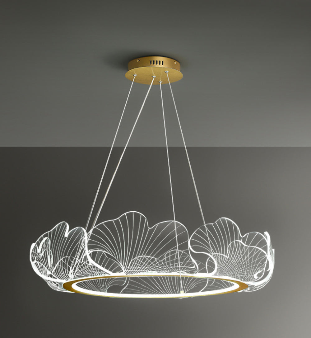 Wave Chandelier - Loonglight