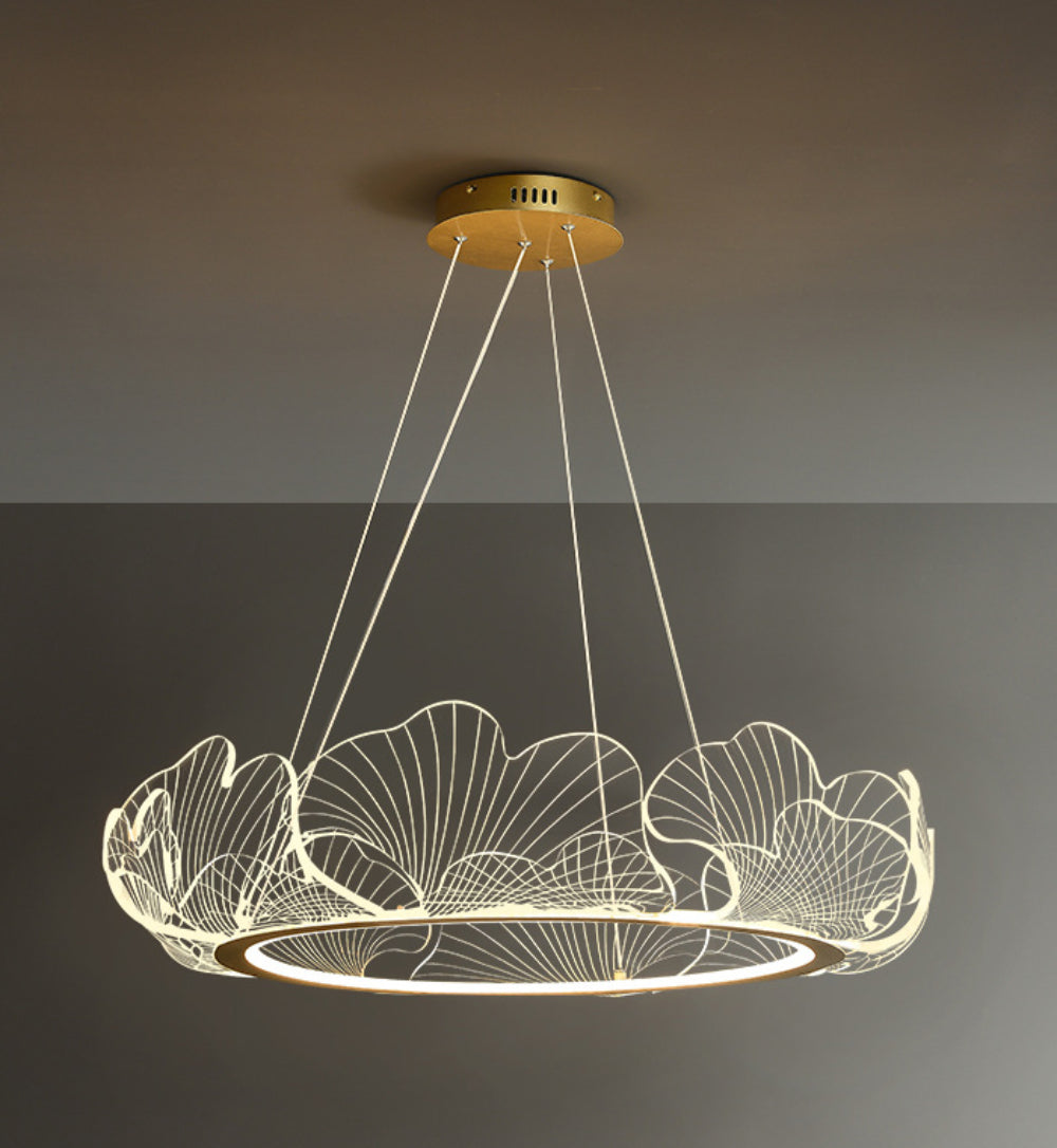 Wave Chandelier - Loonglight