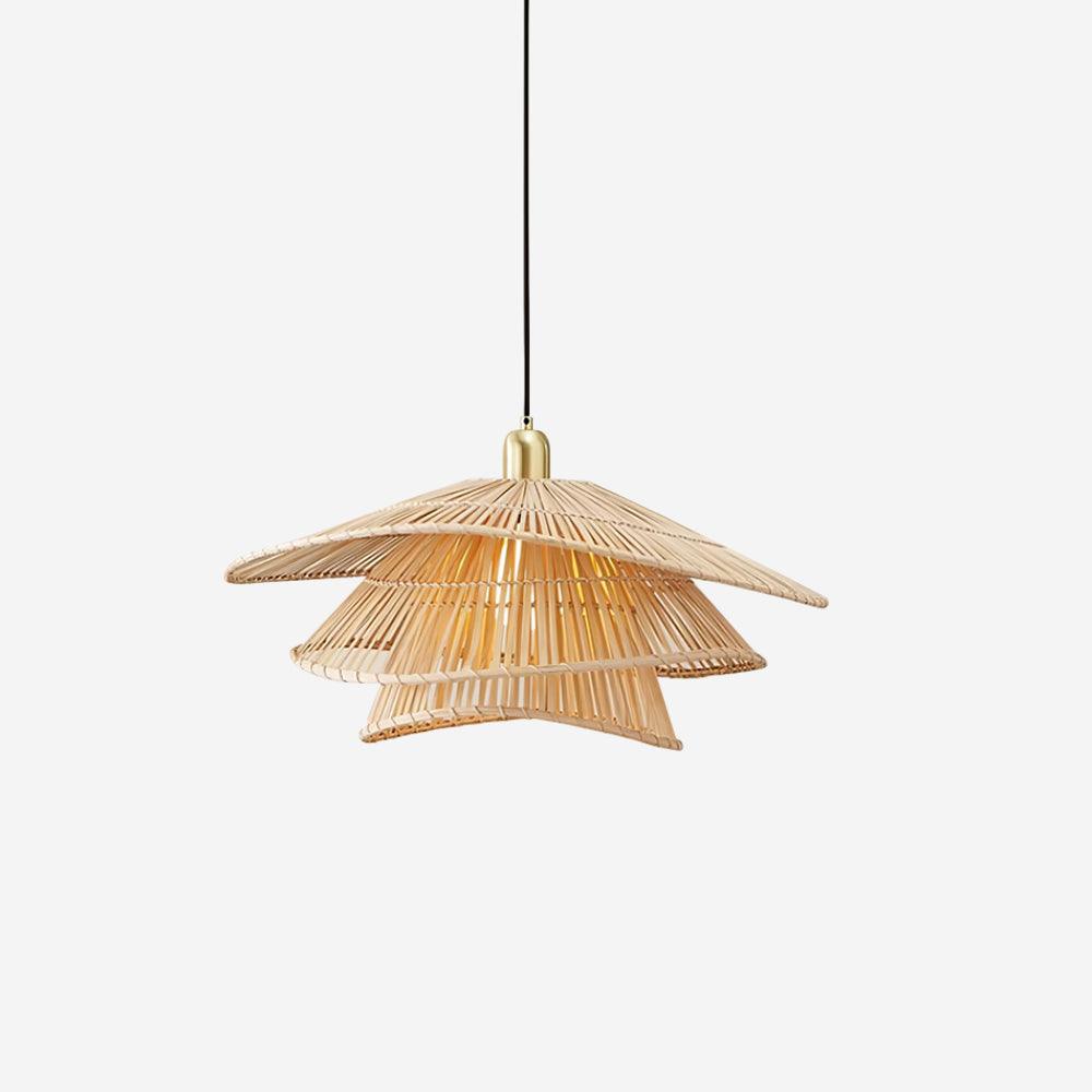 Weaver Bamboo Pendant Light - Loonglight
