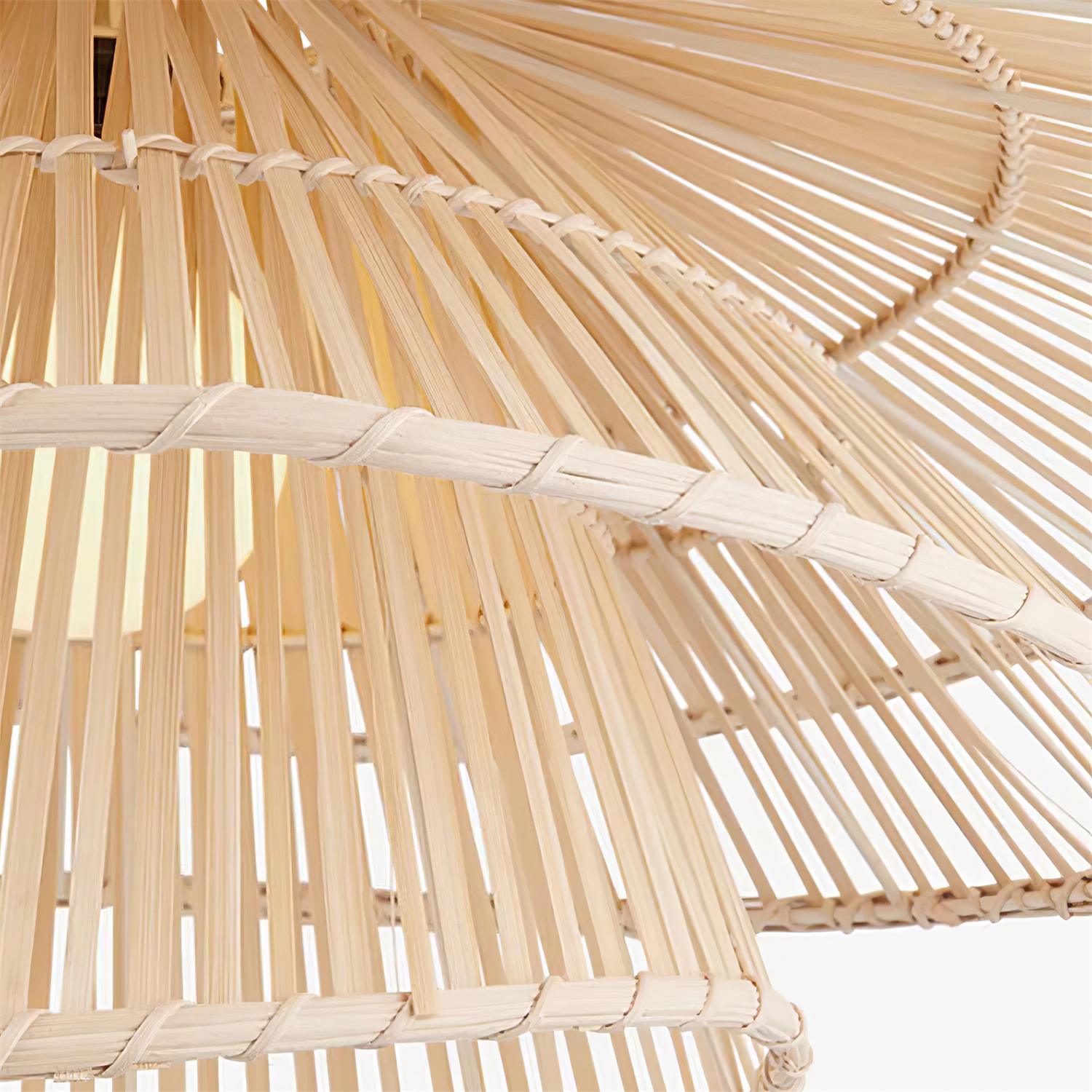 Weaver Bamboo Pendant Light - Loonglight
