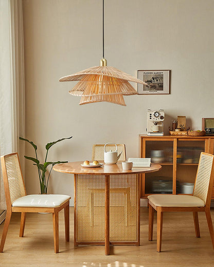Weaver Bamboo Pendant Light - Loonglight