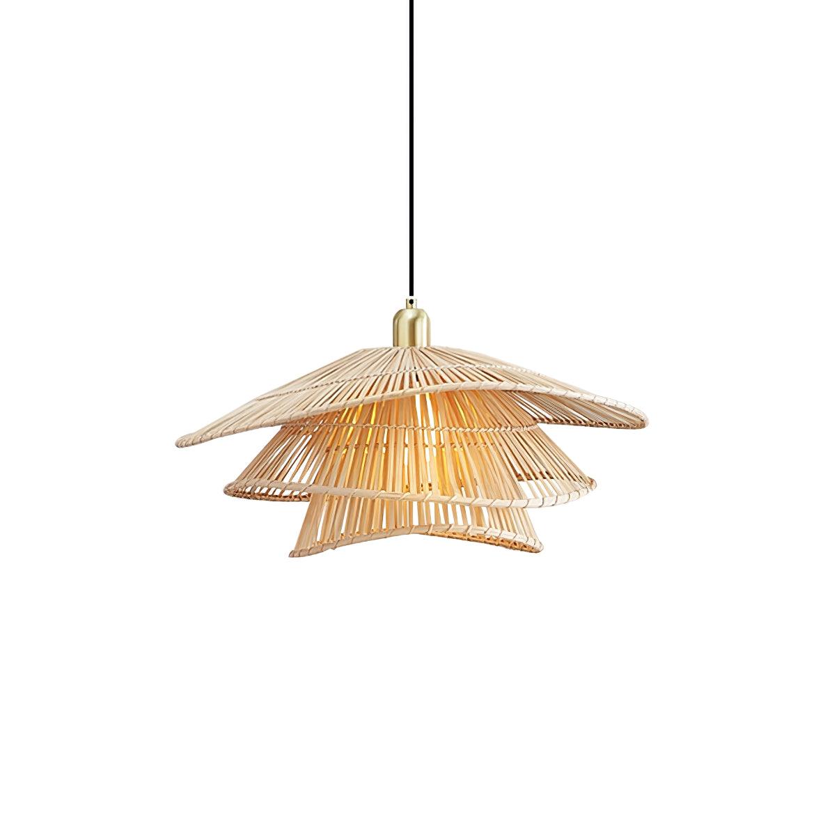 Weaver Bamboo Pendant Light - Loonglight
