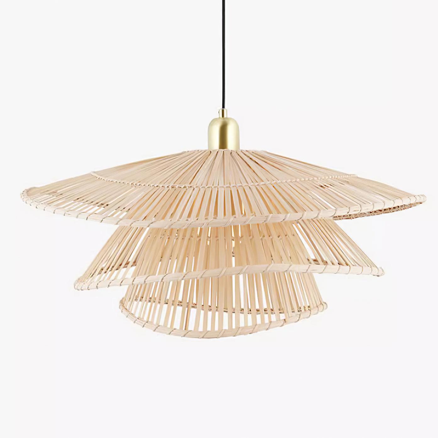 Weaver Bamboo Pendant Light - Loonglight