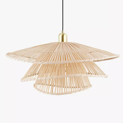Weaver Bamboo Pendant Light - Loonglight