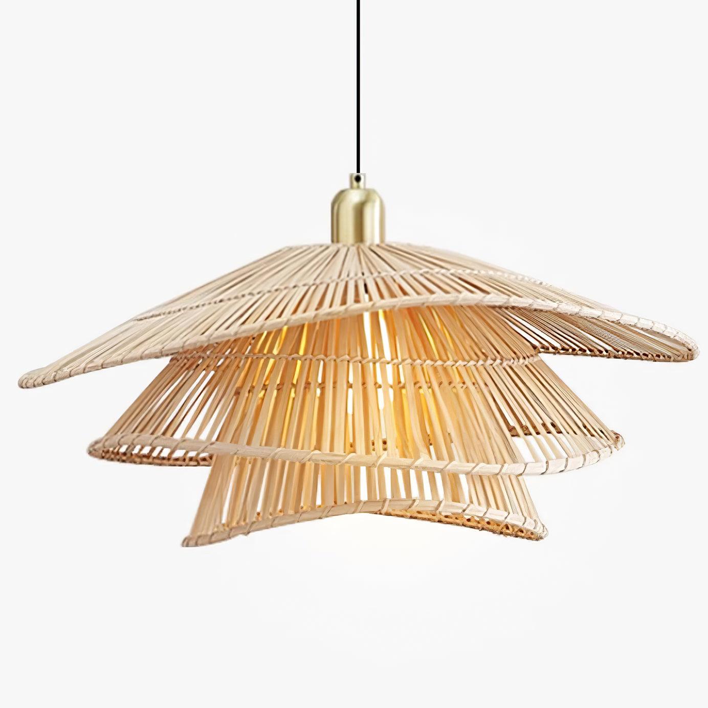 Weaver Bamboo Pendant Light - Loonglight