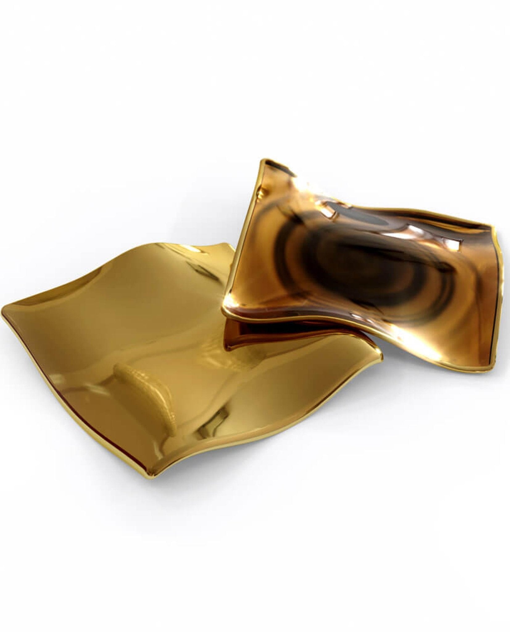 Square Glass Leaf Chandelier - Loonglight