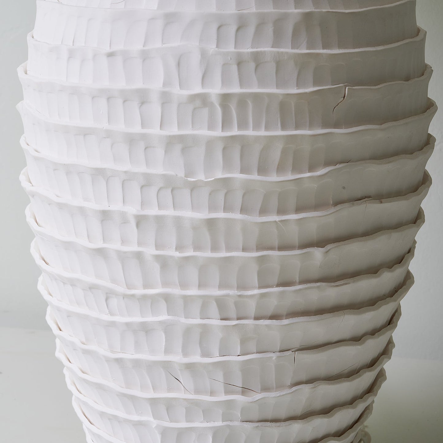 White Calico Table Lamp - Loonglight