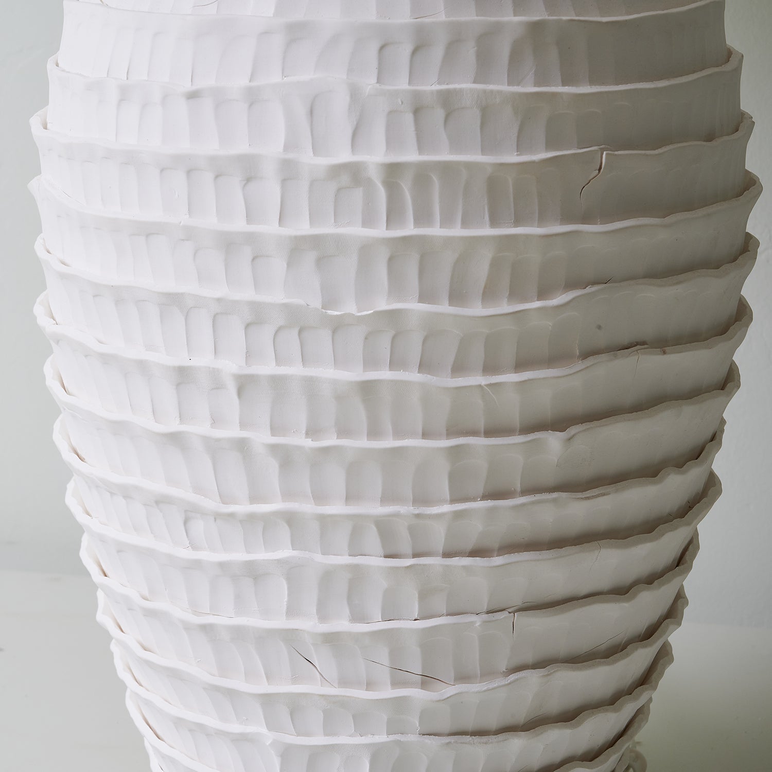 White Calico Table Lamp - Loonglight