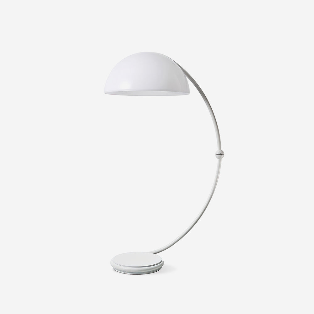 White Greta Serpente Floor Lamp - Loonglight