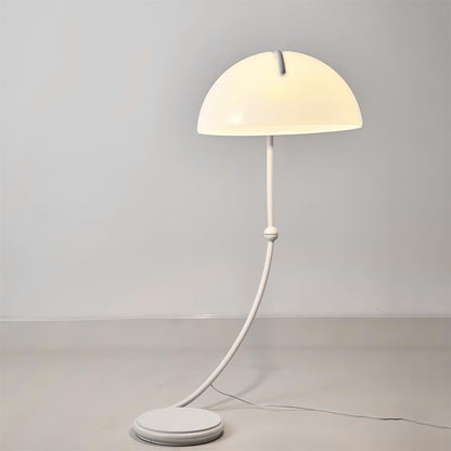 White Greta Serpente Floor Lamp - Loonglight