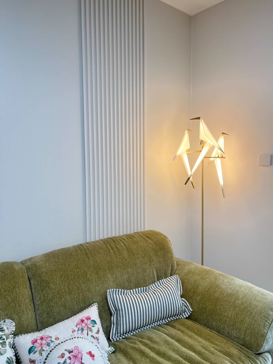 White Paper Crane Floor Lamp - Loonglight