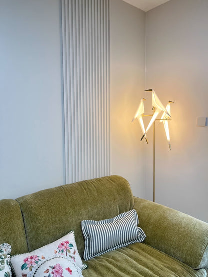 White Paper Crane Floor Lamp - Loonglight