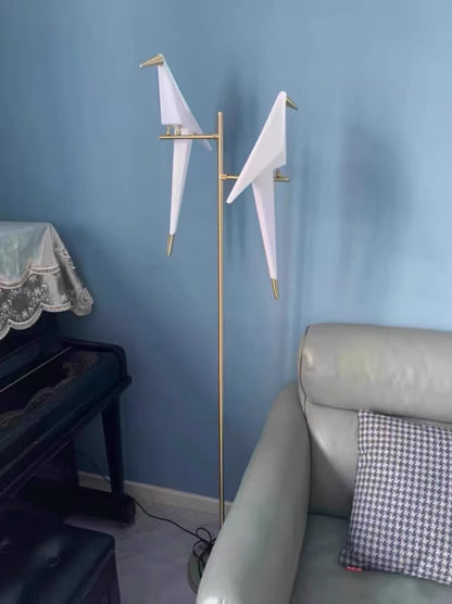 White Paper Crane Floor Lamp - Loonglight