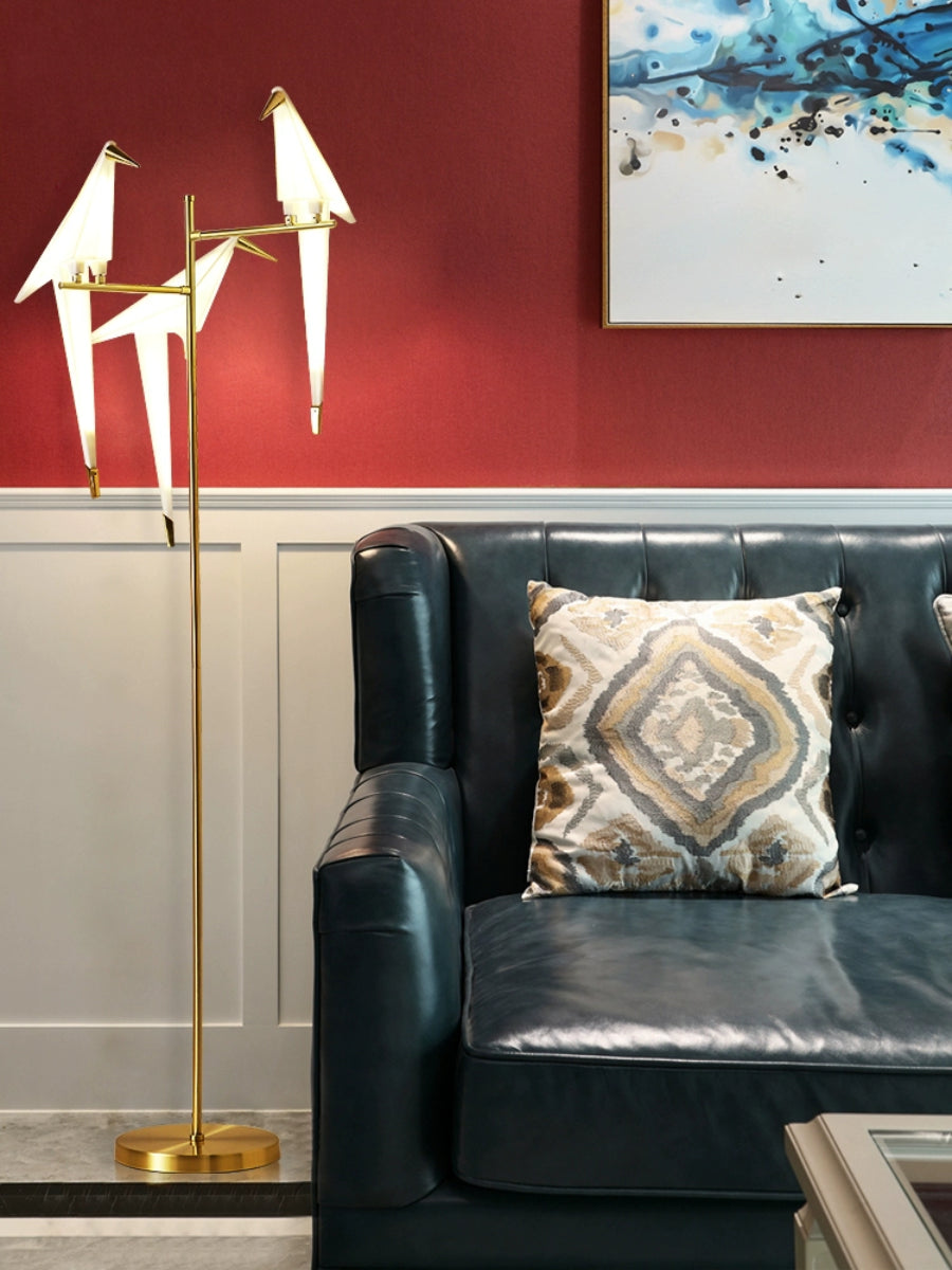White Paper Crane Floor Lamp - Loonglight