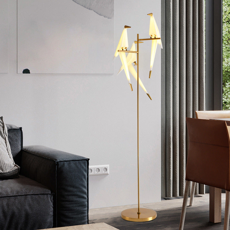 White Paper Crane Floor Lamp - Loonglight