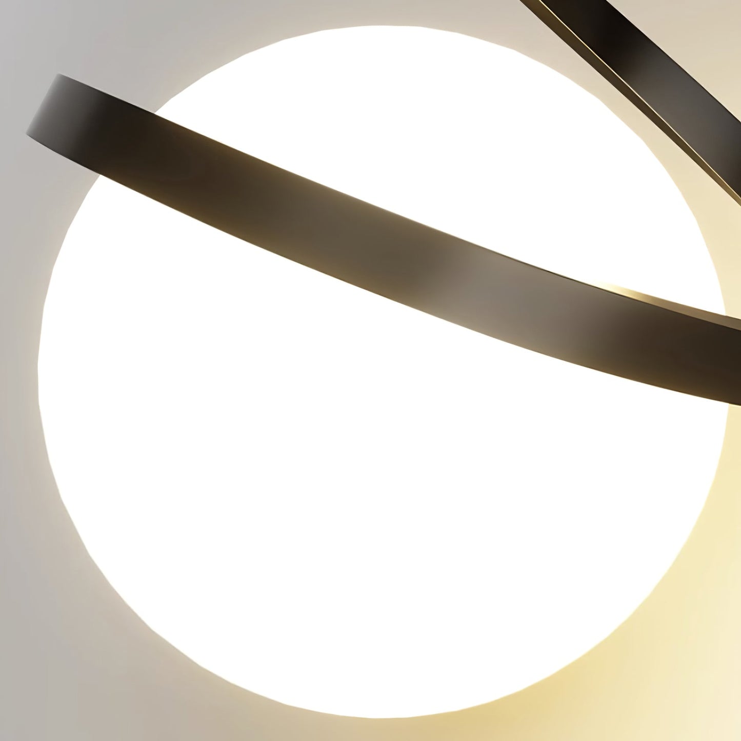 Spiral Glass Ball Pendant Light