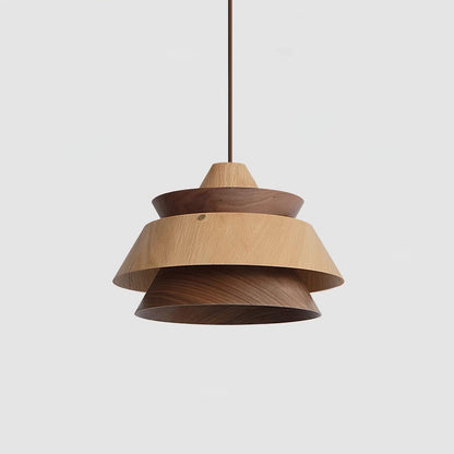 Karwe Wood Pendant Light - Loonglight
