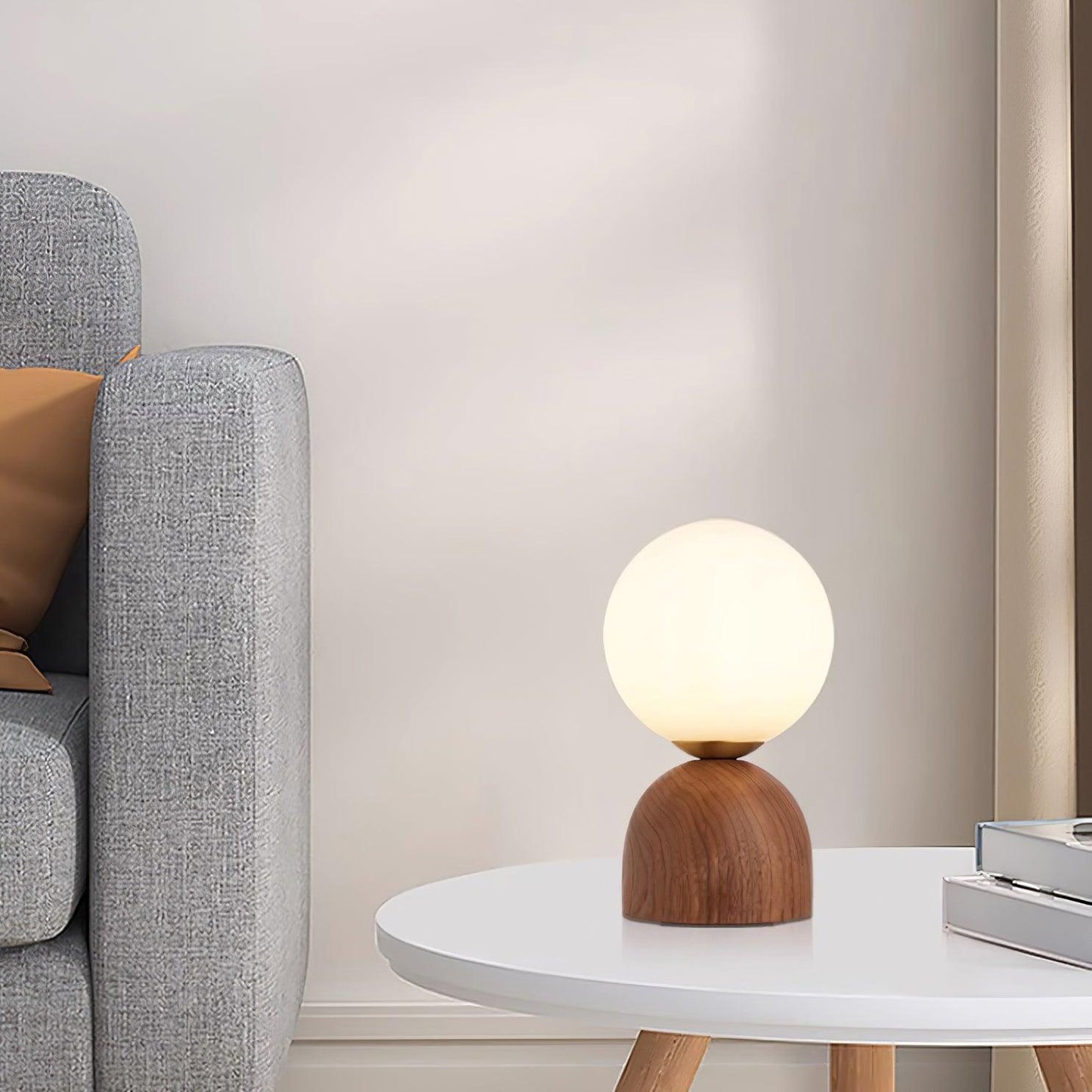 Wood Knuckle Table Lamp - Loonglight