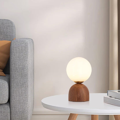 Wood Knuckle Table Lamp - Loonglight