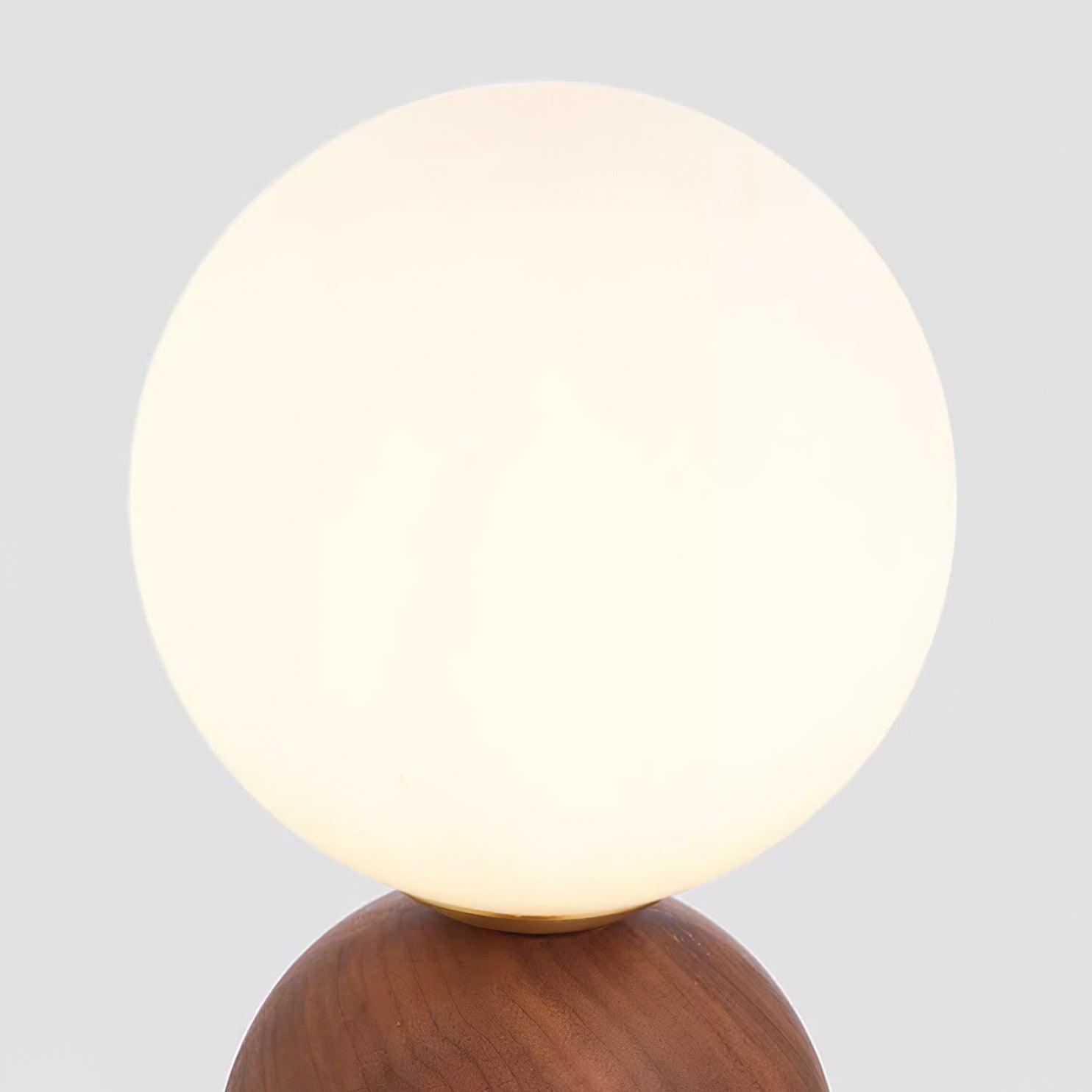 Wood Knuckle Table Lamp - Loonglight