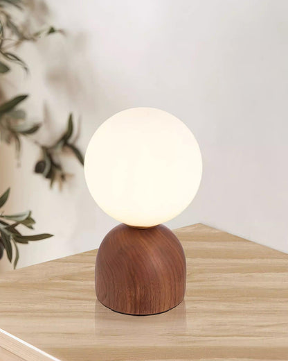 Wood Knuckle Table Lamp - Loonglight