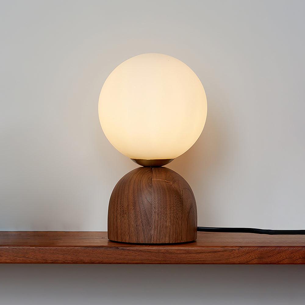 Wood Knuckle Table Lamp - Loonglight