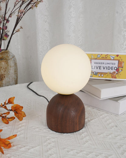 Wood Knuckle Table Lamp - Loonglight