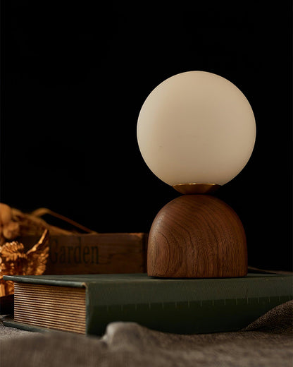 Wood Knuckle Table Lamp - Loonglight